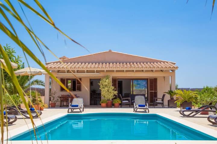 Can Melis - Wonderful villa with private pool located in rural and quiet surroundings. Free Wifi in Campanet, Majorca Center