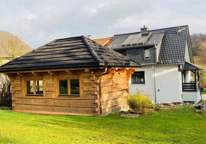 Ferienhaus für 2 Personen, mit Terrasse und Garten sowie Sauna und Ausblick in Witzenhausen