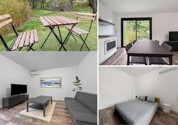 Gîte pour 3 personnes, avec terrasse et vue à Bouliac