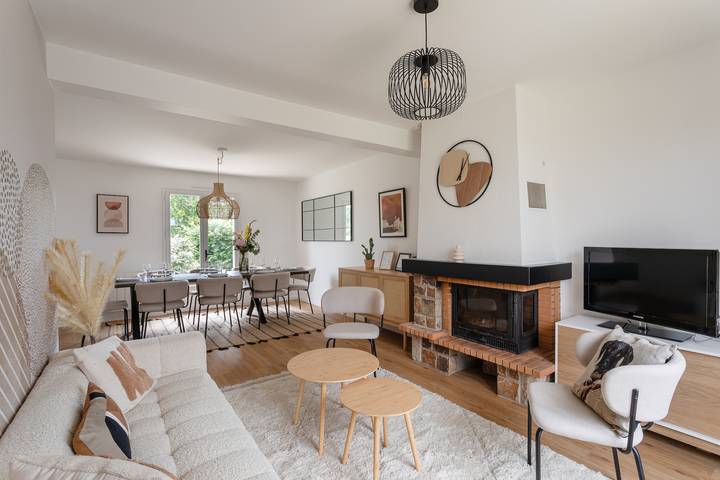 Ferienhaus für 10 Personen mit Terrasse in La Richardais, Saint-Malo und Umgebung
