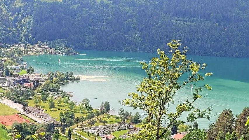 Ferienwohnung für 2 Personen, mit Balkon und Terrasse sowie Garten und Seeblick am Millstätter See - 3