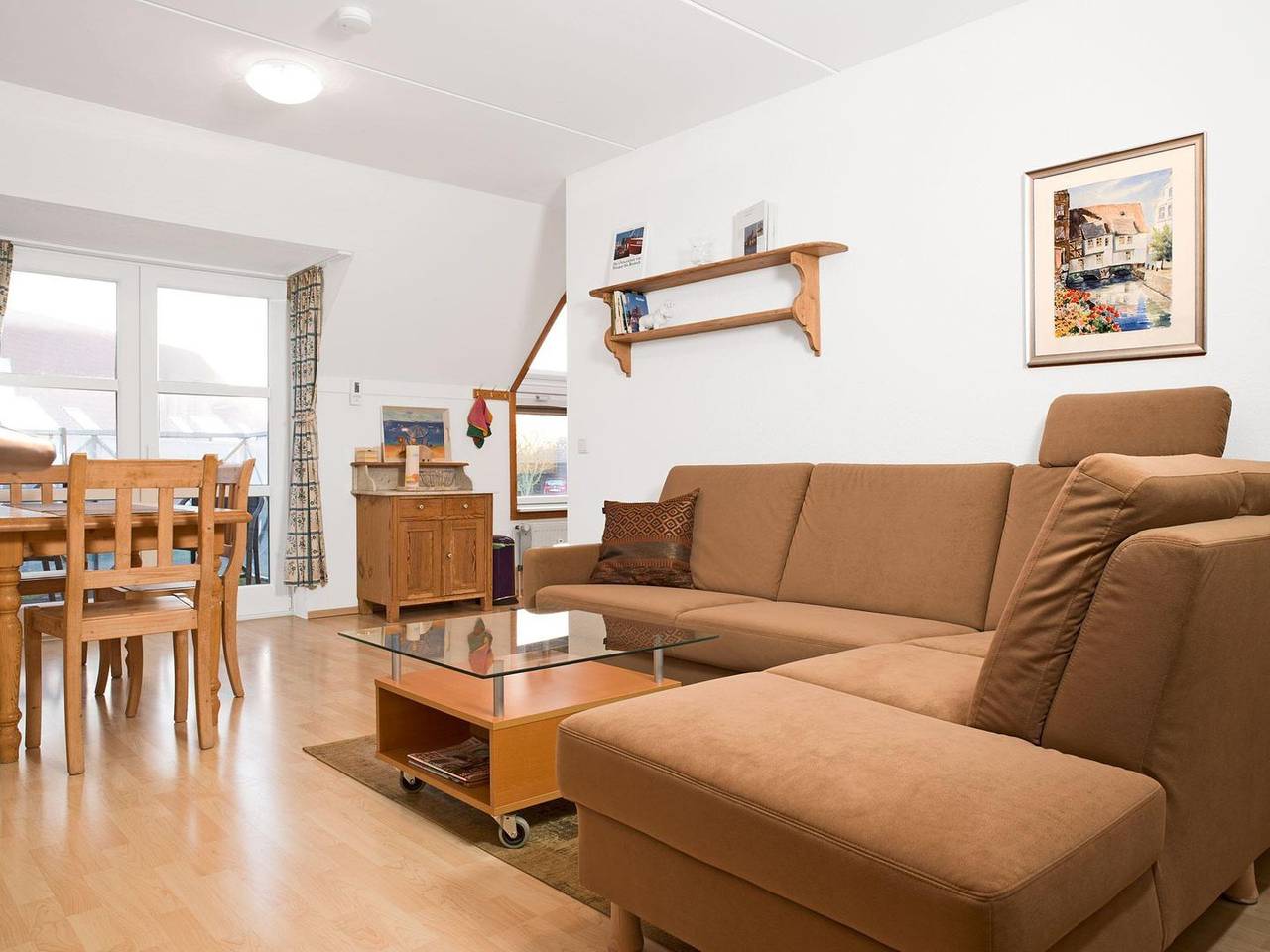 Ganze Wohnung, App. "Nordlys" - Zentral und ruhig gelegene Ferienwohnung in Kirchdorf (Poel), Nordwestmecklenburg (Wismar und Umgebung)