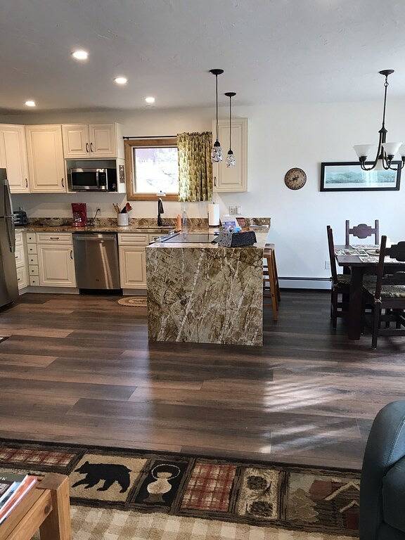 Log cabin for 4 people, with terrace in Estes Park