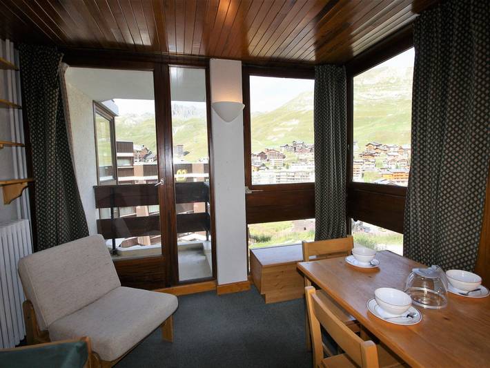 Studio voor 4 personen, met balkon in Tignes