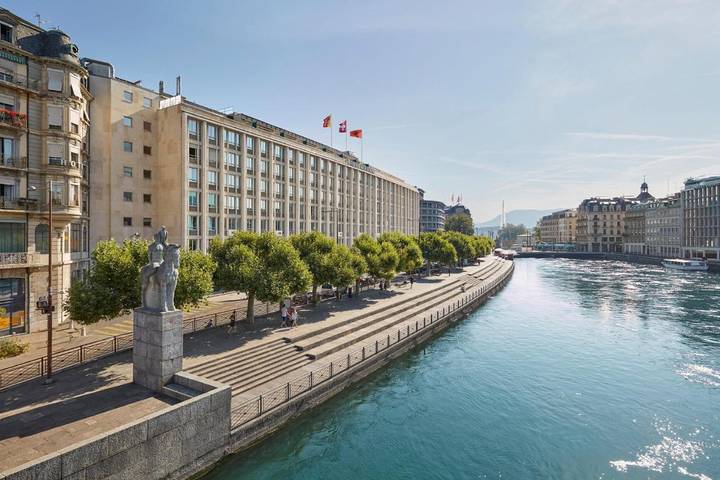 Hotel dla 4 osób, z sauna i taras w Genewa