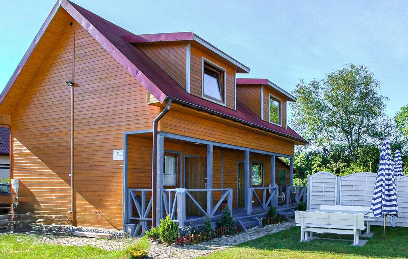 Ferienhaus für 6 Personen mit Terrasse in Rowy, Slowinzischer Nationalpark