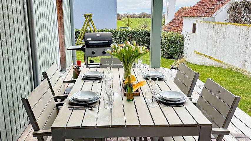 Ferienhaus für 4 Personen, mit Garten und Balkon in Meeschendorf
