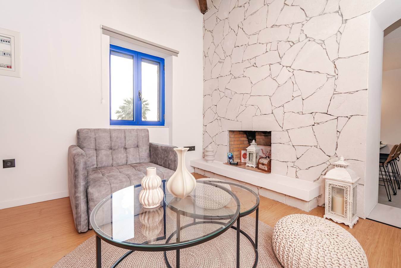 Finca 'Navarino Baths' mit Meerblick, Wi-Fi und Klimaanlage in Messenien