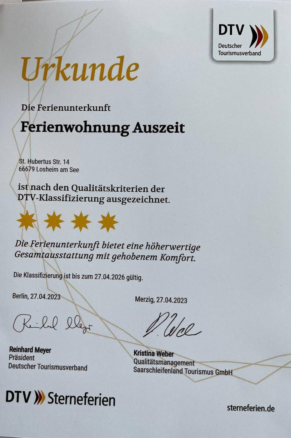 Ganze Ferienwohnung, Ferienwohnung Auszeit in Losheim am See, Saar-Nahe-Bergland