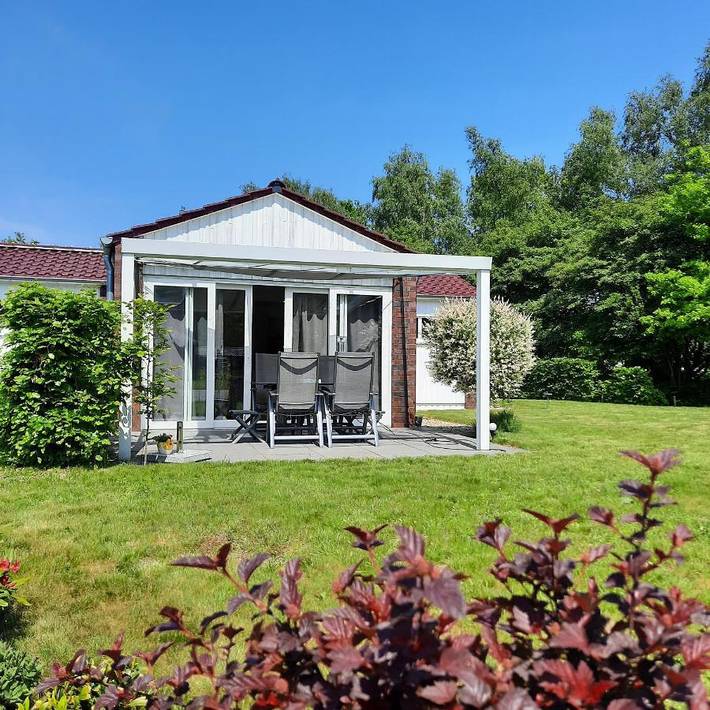 Ferienhaus für 4 Personen, mit Terrasse und Garten sowie Ausblick in Schüttorf