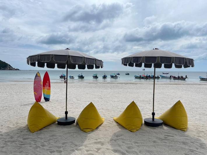Hotel für 2 Personen, mit Whirlpool und Terrasse, mit Haustier auf Koh Phangan
