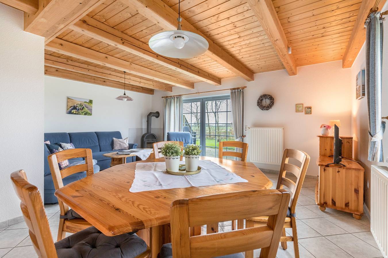 Ganze Wohnung, Ferienwohnung für 6 Personen auf dem Schäferhof Dircks an der Nordsee in Westerhever, Eiderstedt