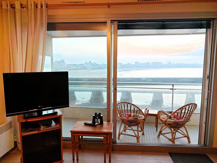 Gîte pour 4 personnes, avec balcon et vue dans Prieure Saint Nicolas Les Sables D Olonne