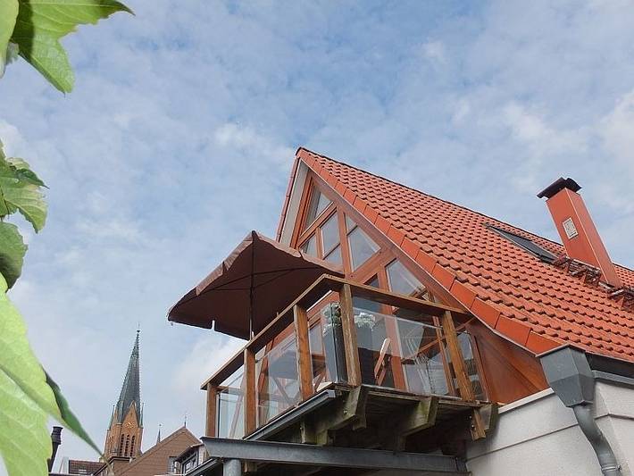Appartement de vacances entier, Ferienwohnung in der Schleswiger Altstadt - Dat Nest in Schleswig, Grünes Binnenland