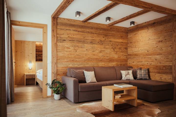 Hel lägenhet, Apartment "Chalet La Flüta - Arnica" with Mountain View, Private Garden & Wi-Fi in Wengen (Italia), Dolomiti Superski