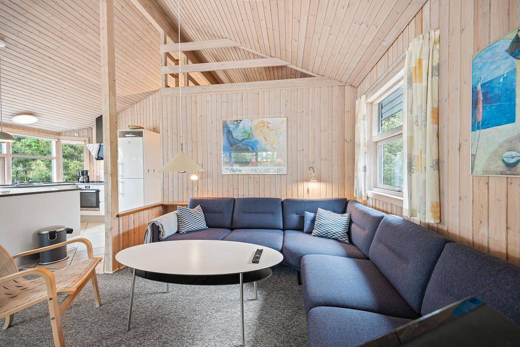 Gemütliches, helles Ferienhaus mit Sauna und Whirlpool - 6 Personen in Vejers Strand, Varde