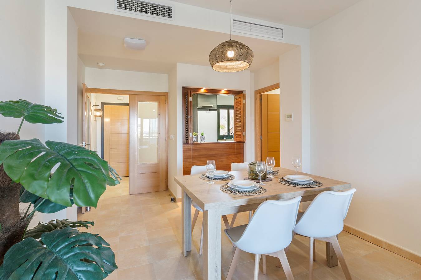 Ganze Wohnung, Ferienwohnung "El Oasis Martinica 8 1A" mit Gemeinschaftspool, Wi-Fi und Klimaanlage in Golf Resorts Murcia, Fuente Alamo de Murcia