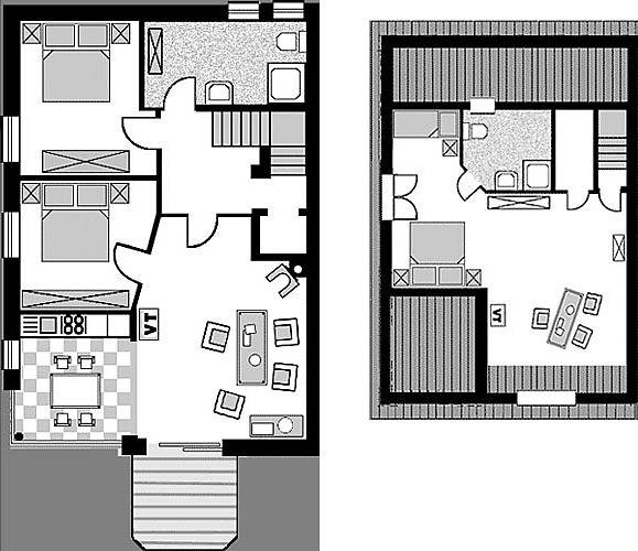 Ferienwohnung für 8 Personen, mit Balkon und Garten in Burgstaaken - 2