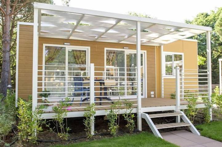 Bungalow per 4 persone, con piscina e idromassaggio in Castiglione della Pescaia