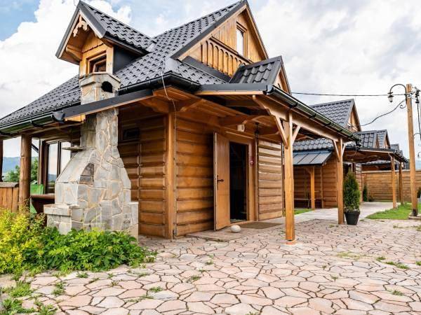 Apartament wakacyjny dla 6 osób, z Balkon i Taras oraz Ogród i Widok w Jezioro Czorsztyńskie