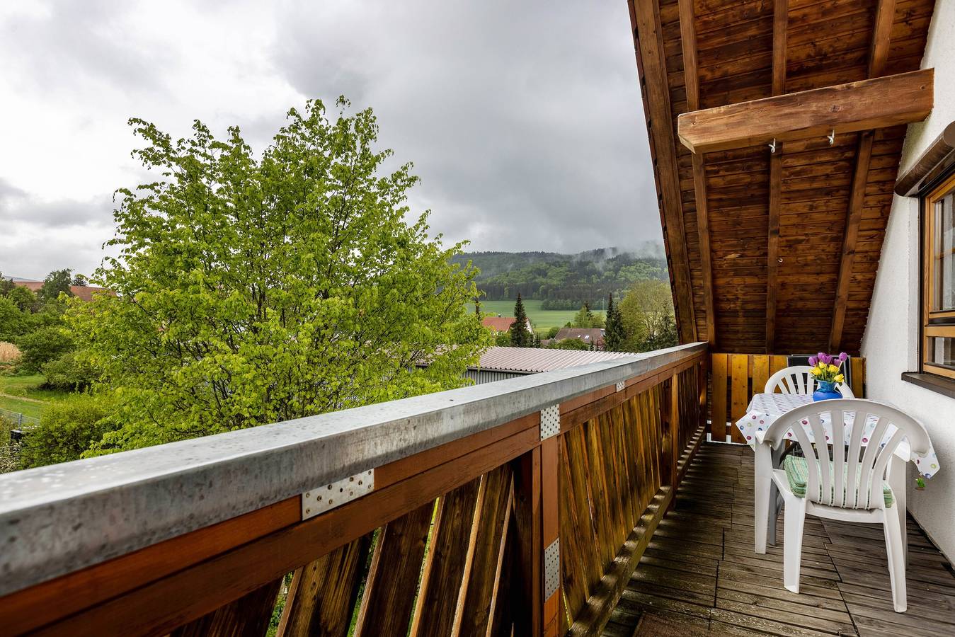 Ganze Wohnung, Ferienwohnung 'Unterm Dreifaltigkeitsberg' mit Balkon und Wi-Fi in Balgheim, Albsteig Etappe 15