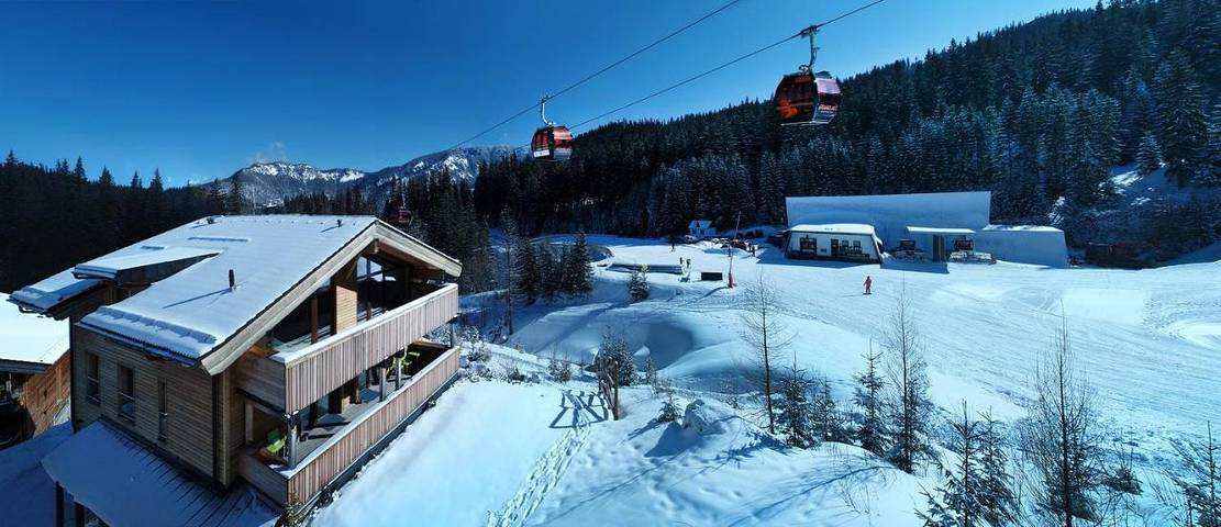 Hütte für 2 Personen, mit Sauna und Terrasse sowie Ausblick in der Slowakei