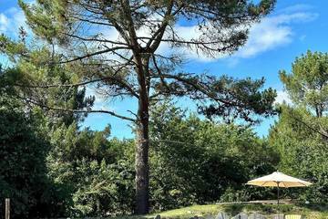 Cottage pour 5 personnes, avec jardin à Onesse-Laharie