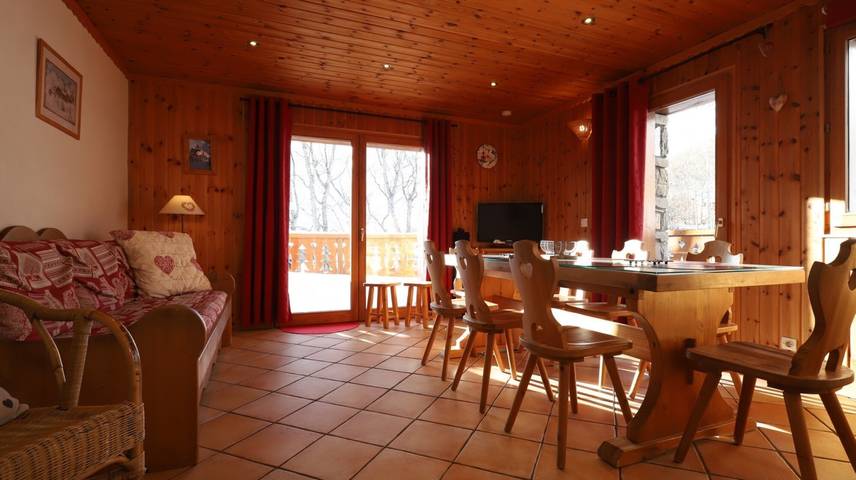 Appartement de vacances pour 8 personnes, avec Balcon et Jardin