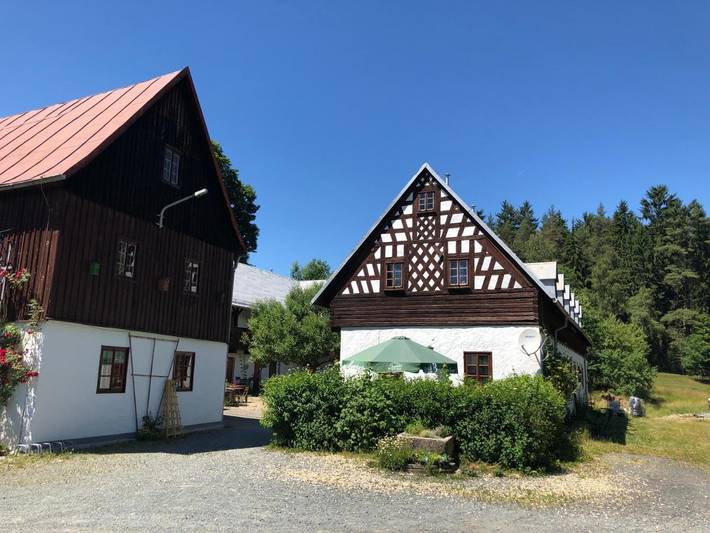 BnB für 2 Personen, mit Balkon und Terrasse sowie Garten im Vogtland