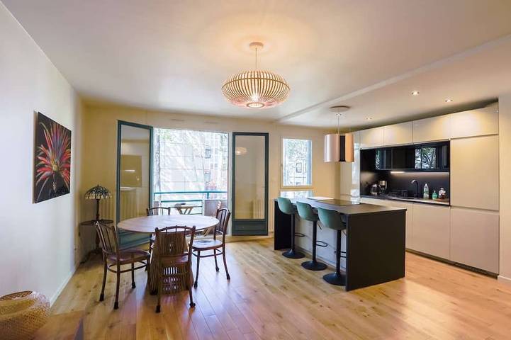 Appartement de vacances pour 6 personnes, avec balcon et jacuzzi