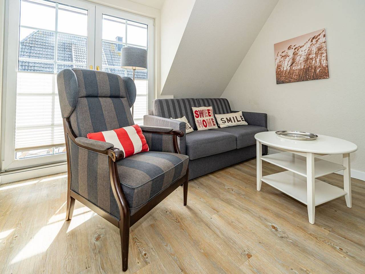 Ganze Ferienwohnung, Lorena - Ferienwohnung für bis zu 3 Personen mit Balkon. - nur 450 Meter bis zum Strand! in Westerland, Sylt (Gemeinde)