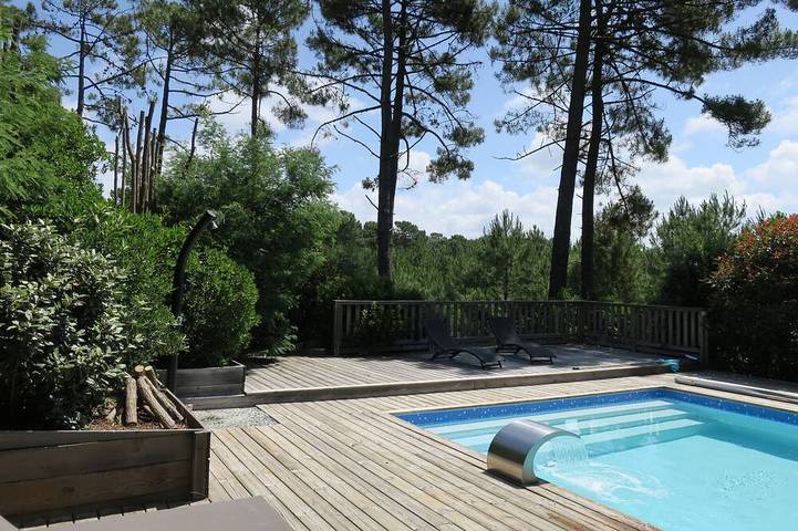 Ferienhaus für 8 Personen, mit Terrasse in Carcans Plage
