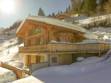 Gîte pour 10 personnes, avec terrasse et sauna dans La Tzoumaz