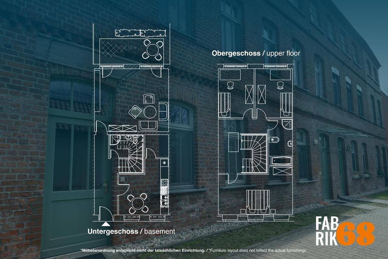 Ganze Wohnung, Fabrik68 - ganzes Haus 3 Schlafzimmer 2 Bäder in Peitz, Peitz (Geimende)