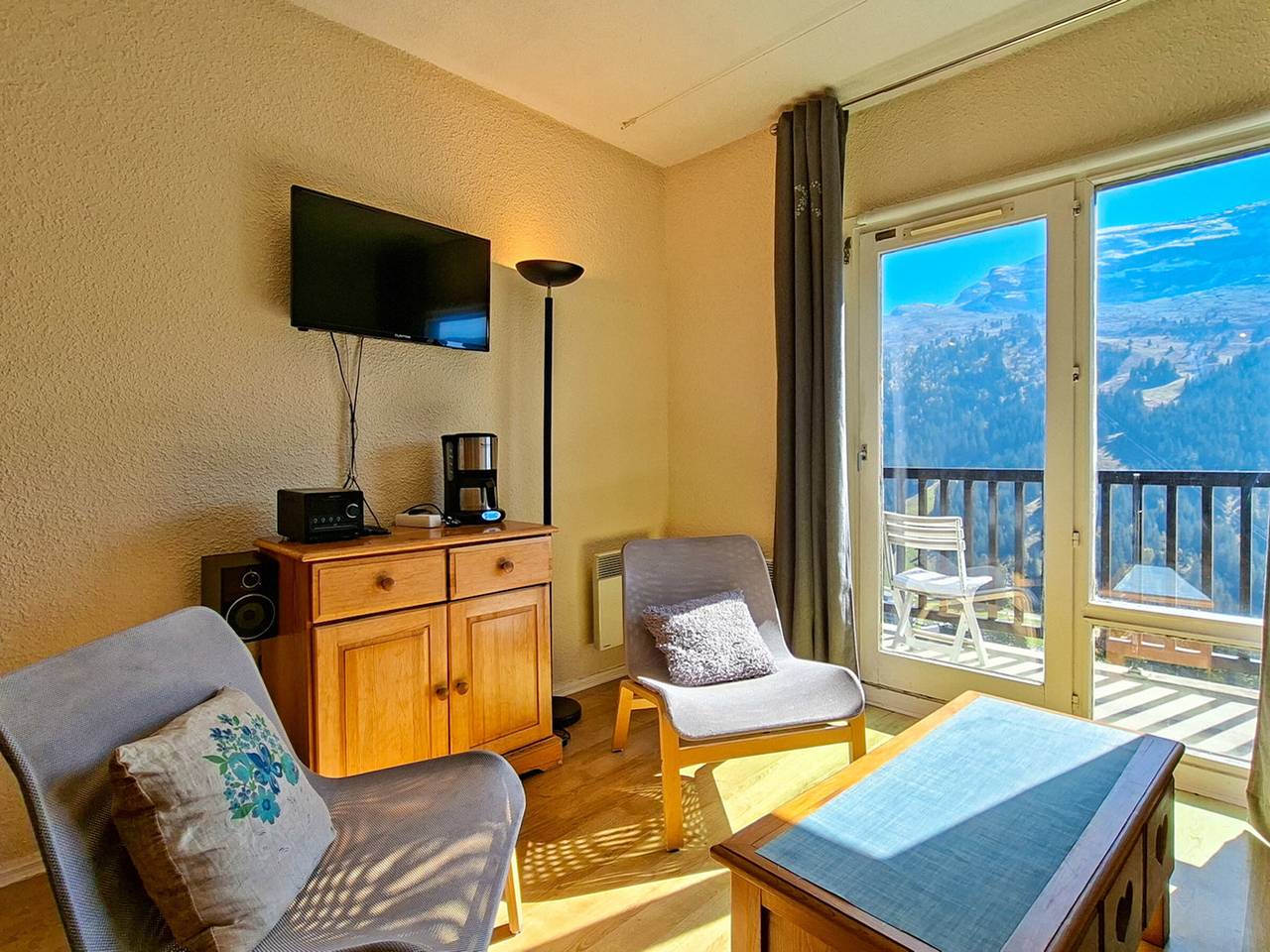 Studio entier, Studio lumineux avec balcon - 4 pers. in Flaine, Arâches-la-Frasse