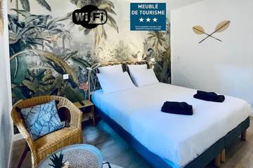 Gîte pour 2 personnes, animaux acceptés dans Thermes Callou