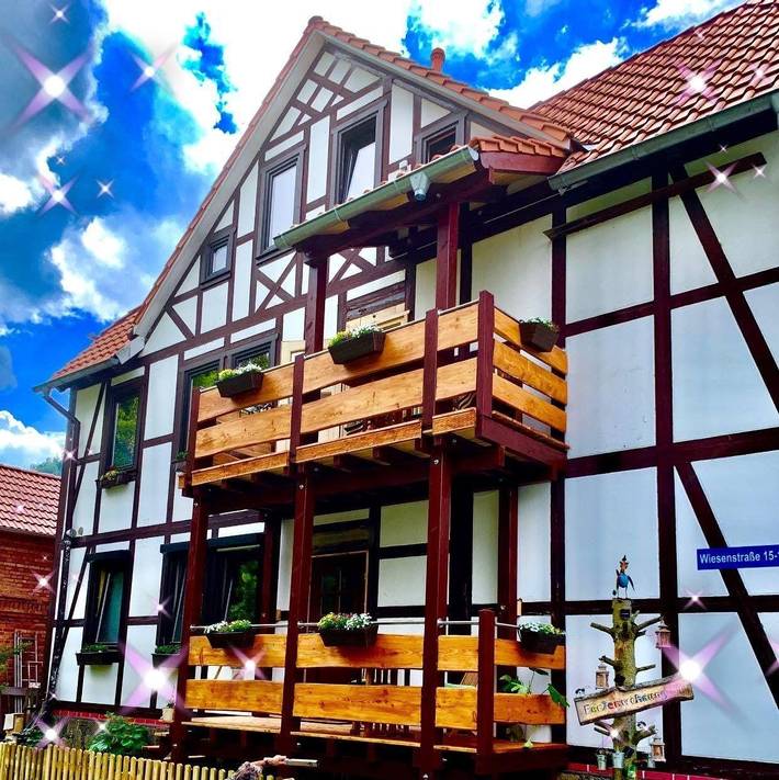 Hütte für 4 Personen, mit Balkon und Garten in Ilsenburg