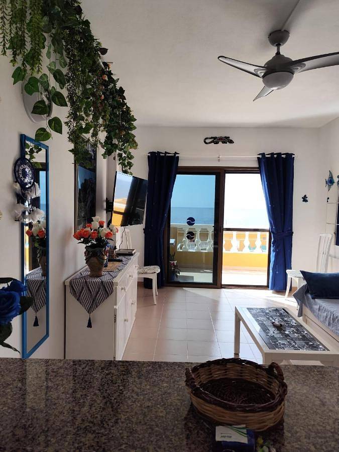Apartamento para 3 personas, con vistas además de terraza y piscina en La Restinga