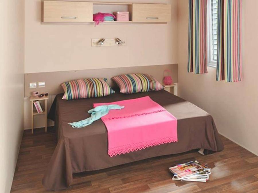 Camping Les 3 Cantons - Mobilheim 4 personen - Loggia in Saint-Antonin-Noble-Val, Quercy