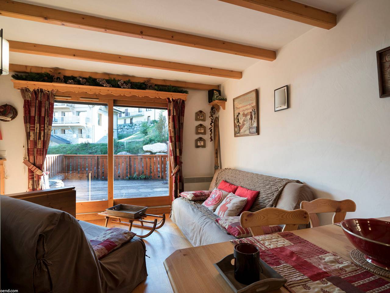 Apartamento entero, Apartamento encantador en Courchevel con gran terraza in Saint-Bon-Tarentaise, Les Trois Vallées