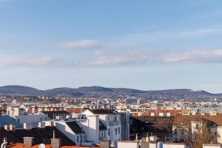 Ferienwohnung für 6 Personen, mit Balkon und Terrasse sowie Garten und Ausblick in Wien - 4