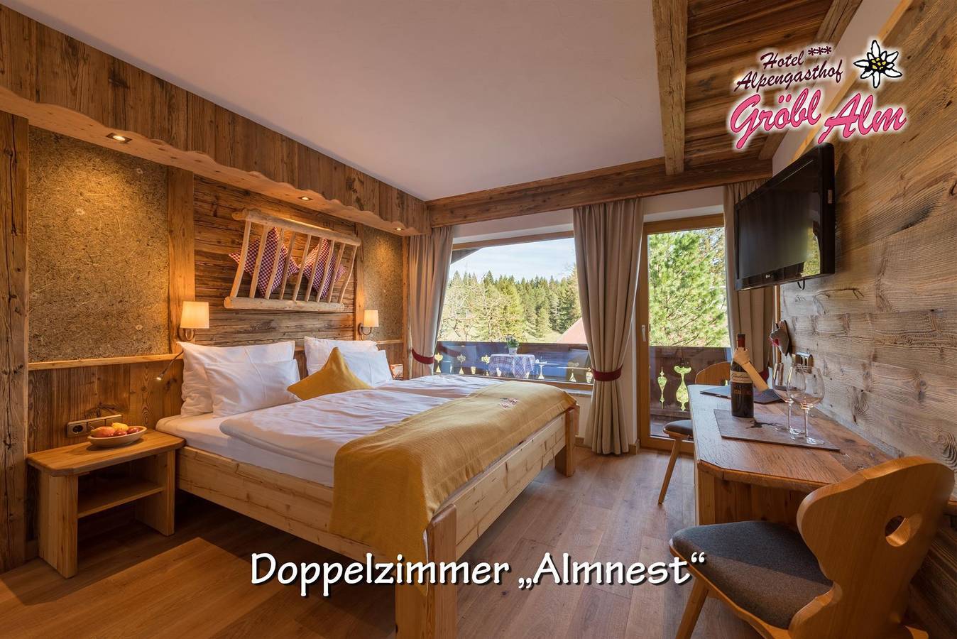 Doppelzimmer Nord "Almnest" - mit Dusche/ Wc in Mittenwald, Alpes bavaroises