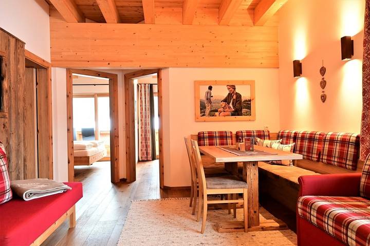 Ferienwohnung für 6 Personen, mit Balkon und Garten sowie Sauna und Ausblick in Biberwier