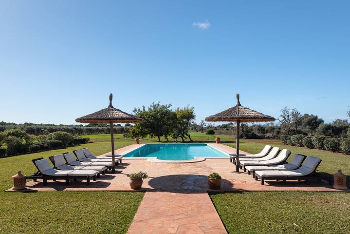 Finca für 10 Personen, mit Balkon und Garten in Es Llombards - 3