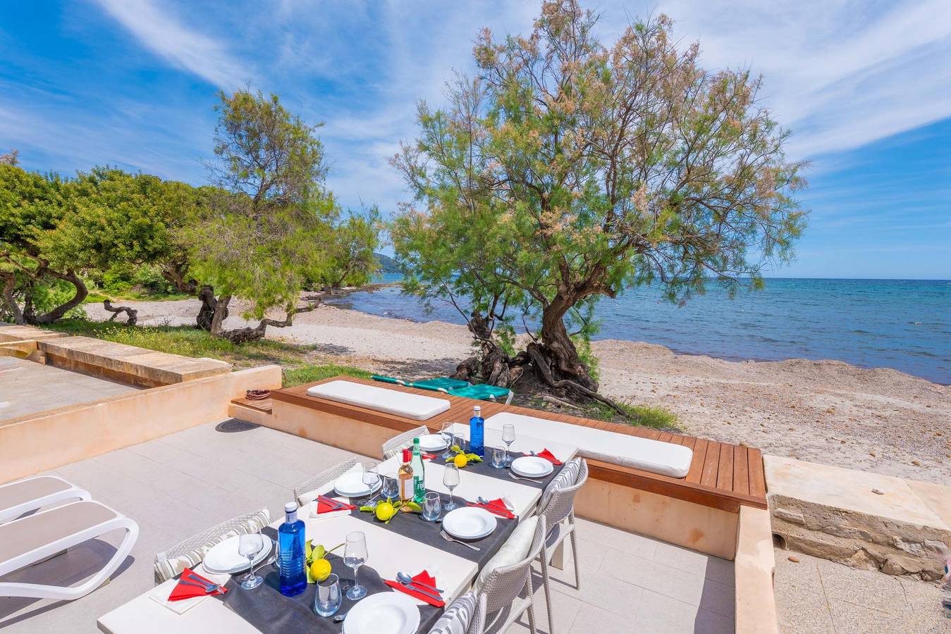 Cas Ferrerico - Maison d\'été confortable sur la plage. Wi-Fi gratuit. in Port Nou, Son Servera