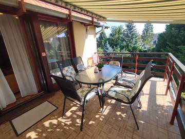Ferienwohnung für 8 Personen, mit Garten und Balkon in Balatonfüred