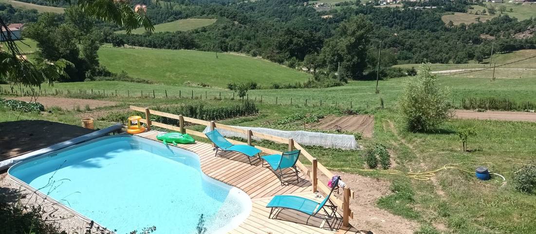 B&B für 2 Personen, mit Garten in der Ardèche