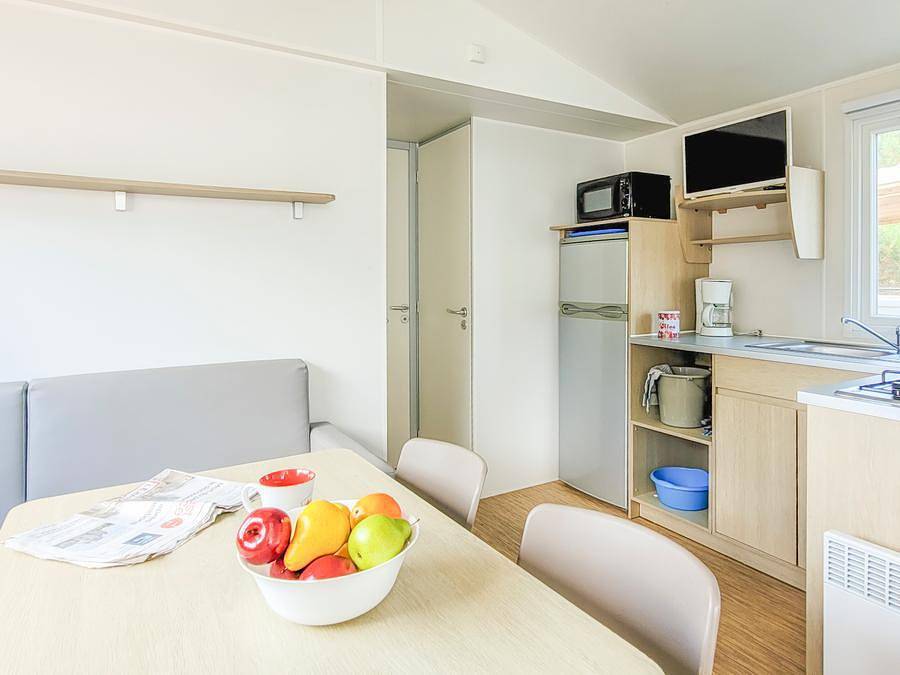 Camping Le Nid d'Eté - Mobilheim 6 personen - Evasion 2 Schlafzimmer - Tv in Olonne-sur-Mer, Les Sables-d'Olonne