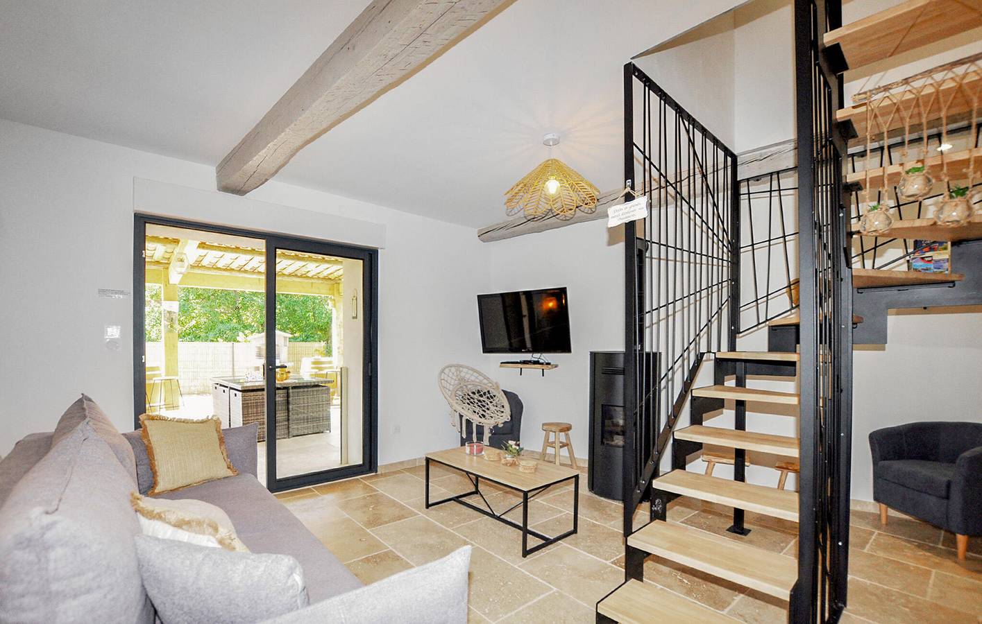 Appartement confortable avec parking et climatisation, à 200m de Tournissan in Tournissan, Région de Limoux