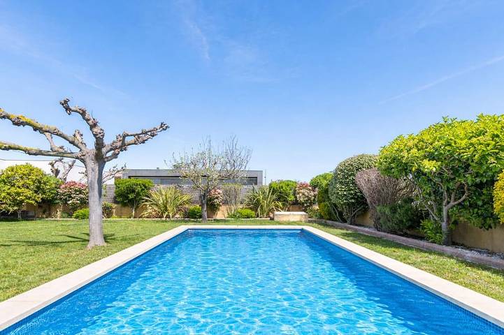 Ferienhaus für 7 Personen, mit Garten